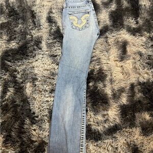 Big Star Light Blue Straight Leg Jeans Size 25L